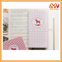 lovely stationery of private custom kraft paper diary and journal notebook